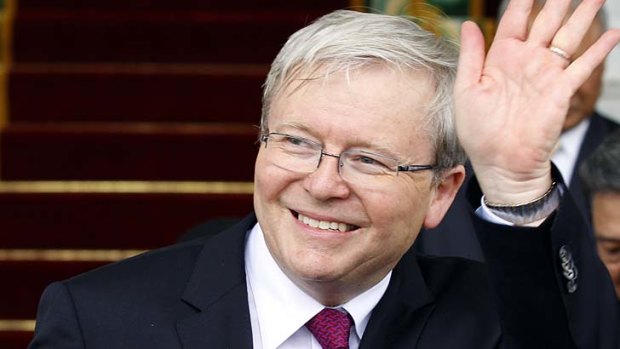 Australian Prime Minister Kevin Rudd.