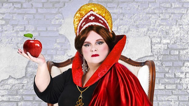 Starring role: Magda Szubanski as The Wicked Queen in the panto.