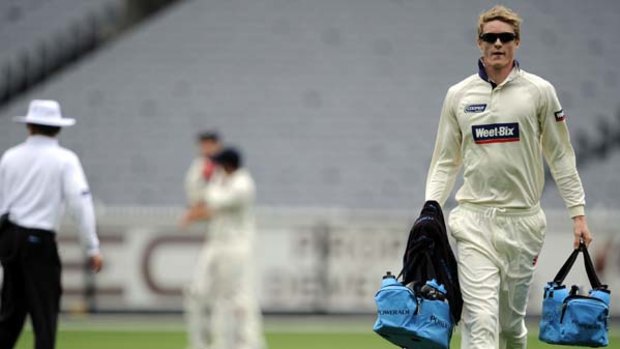 Sporting wunderkind Alex Keath was on deck at the MCG yesterday as Victoria's 12th man, but shortly he is likely to take on England in his much-anticipated first-class debut.