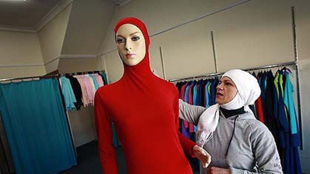 A 'burqini', a swimsuit designed to protect the modesty of Muslim women.