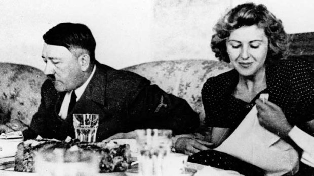 Thought-provoking outcome: Adolf Hitler and Eva Braun.