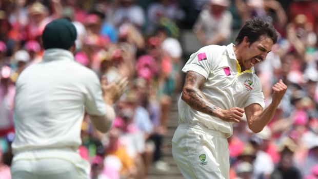 Retiring pace ace Mitchell Johnson.