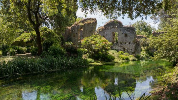 The exquisite garden dates back to the late 19th century when the aristocratic Caetani family took over lands deserted for centuries including Ninfa, a town that was abandoned in the Middle Ages.