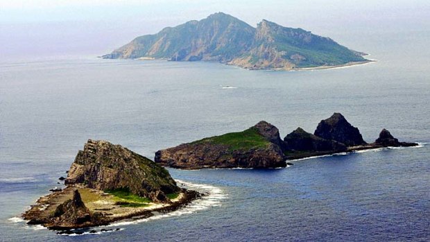 Hot spot: The Diaoyu islands.