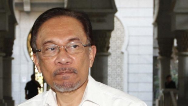 Malaysian opposition leader Anwar Ibrahim.