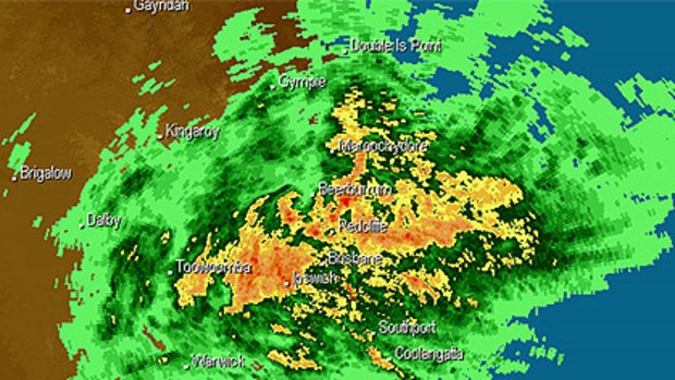 Heavy weather has resulted in flooding throughout South-East Queensland