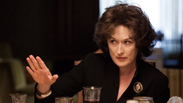 Fierce: Meryl Streep tears into her family in <i>August: Osage County</i>.