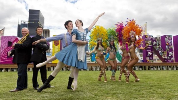 A flurry of colour and movement as the G20 cultural celebrations get underway.