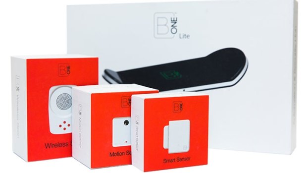 The B.One Hub is also available in a starter kit with several sensors.