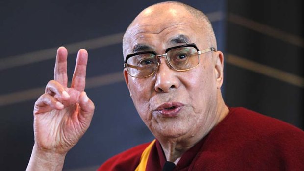 "I think there is no alternative except there is some political change" ... the Dalai Lama.