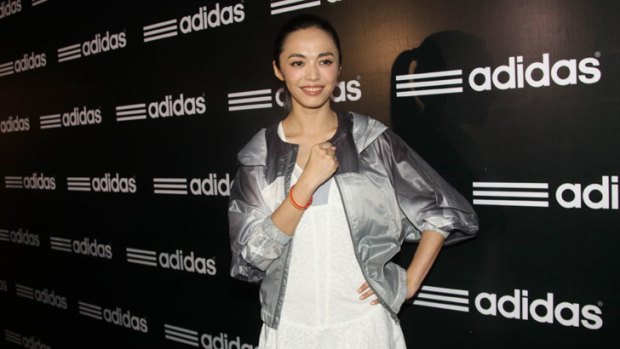 Yao Chen attends Adidas promotional event at Sanlitun on July 17, 2012 in Beijing, China.