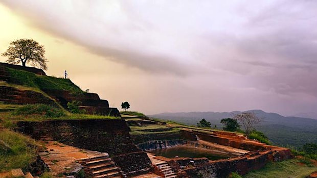 Ancient civilisation ... the palace on the peak, Sigiriya, Sri Lanka.