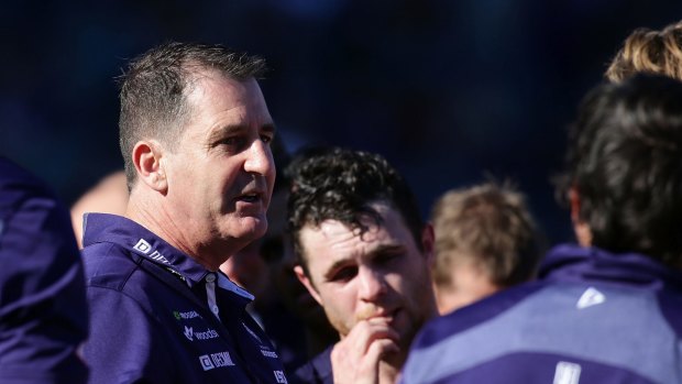 Ross Lyon will take on a more hands-on approach to ball-movement next years, with a Dockers side that may not include Hayden Ballantyne.
