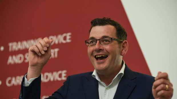One year in, Daniel Andrews is determined to demonstrate results.