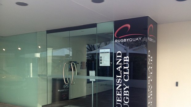 Rugby Quay, at 123 Eagle Street in Brisbane's CBD, was closed earlier this week.