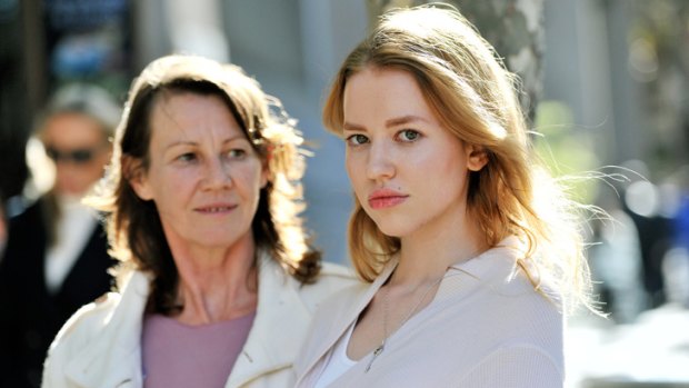 Rose Ashton-Weir (right) who was a boarder at Geelong Grammar in 2008-09 and her mother, Elizabeth Jane Weir.