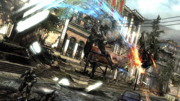 Metal Gear Rising: Revengeance is all about charging headlong into fast and furious combat.