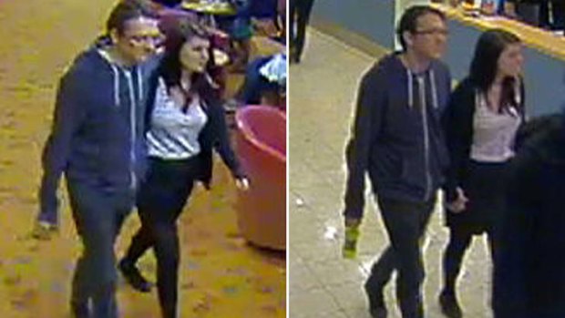 CCTV images released by Sussex Police show British maths teacher Jeremy Forrest and teenager Megan Stammers together aboard a ferry from Dover to Calais on September 20.
