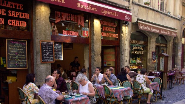 Eat street: A Bouchon in Lyon,
