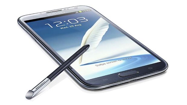 Split screen capabilities ... the Samsung Galaxy Note II.