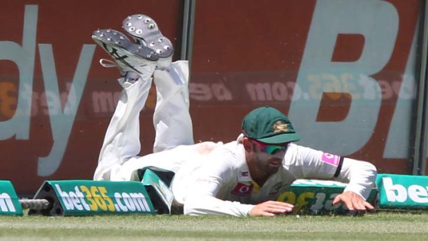 Not taking this lying down: Nathan Lyon defends himself.