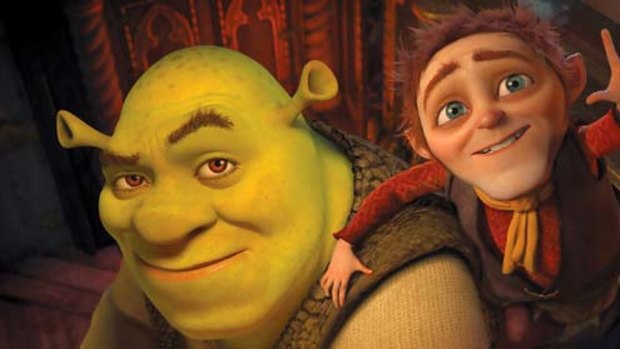 <i>Shrek Forever After</i> features the villainous Rumpelstiltskin, who takes advantage of Shrek's mid-life crisis and tricks the ogre into doing a deal that changes history and puts Rumpelstiltskin and thousands of witches in control of the Far, Far Away kingdom.