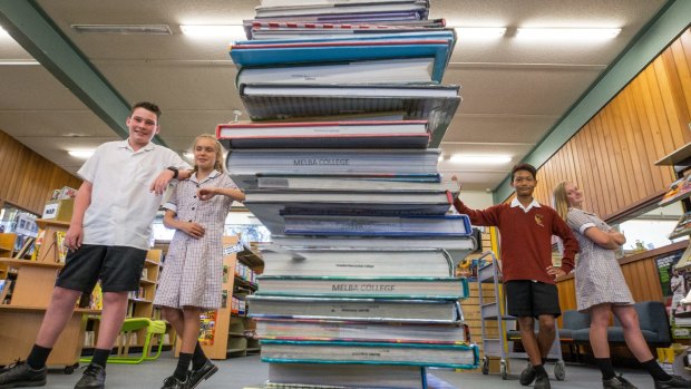 Kade, Meg, Thang and Alana attend Melba Secondary College, one of the high gains schools. 