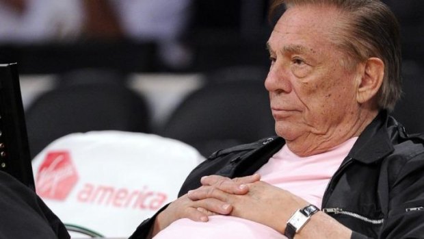 Owner of the LA Clippers, Donald Sterling.