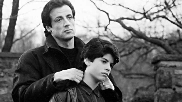 Rocky Bilboa and Rocky Bilboa jnr - father and son act together in 1990's <i>Rocky V</i>.