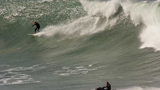 Surfers can expect big waves at Bells Beach this weekend.
