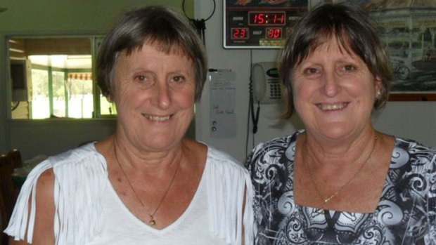 Divergence: Sue Parsons and Rose Cushing of Upper Caboolture, Queensland, are identical twins who have developed different health profiles, despite having the same upbringing.