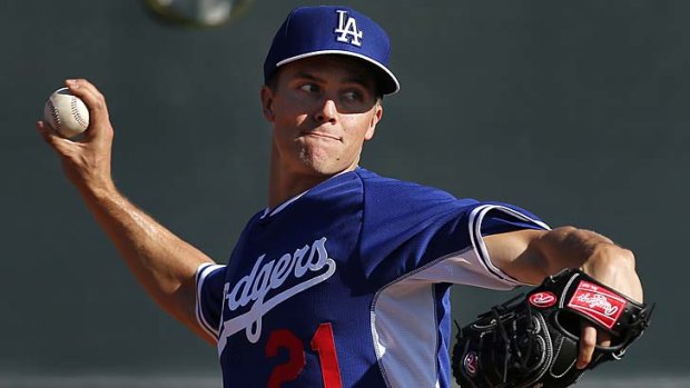 Los Angeles Dodgers pitcher Zack Greinke.