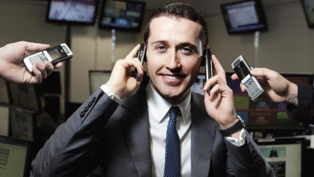 Who ya gonna call? … Tom Waterhouse's online bookmaking business now has 80,000 clients and, he says, will take bets "on anything".