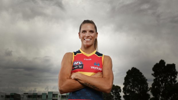 Adelaide Crows AFLW captain Chelsea Randall.