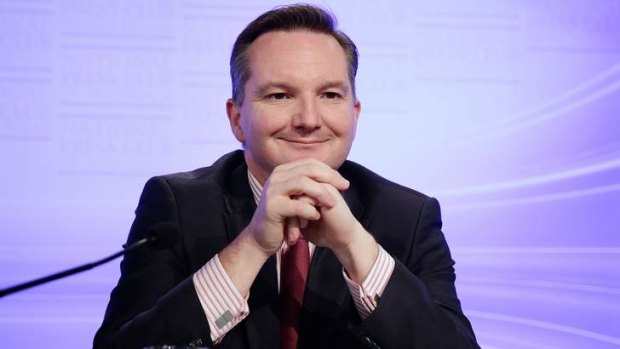 Treasurer Chris Bowen backed Wayne Swan's plan for a return to surplus in his speech at the National Press Club in Canberra on Thursday.