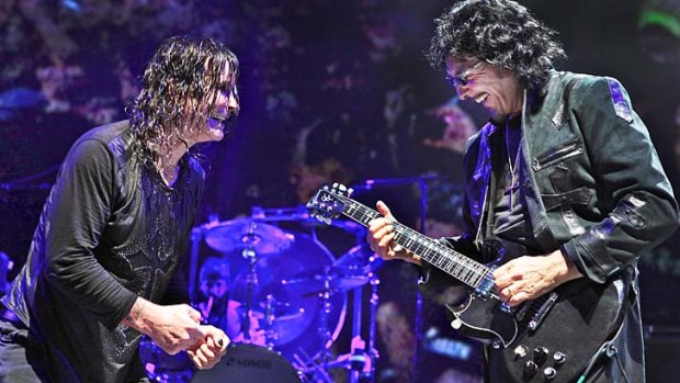 Sound remains intact: Ozzy Osbourne and Tommy Iommi.