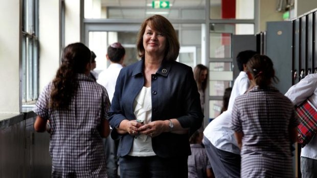 Disappointed: Glen Eira College's Lesley Lamb says she doesn't understand why private schools should get any government funding.