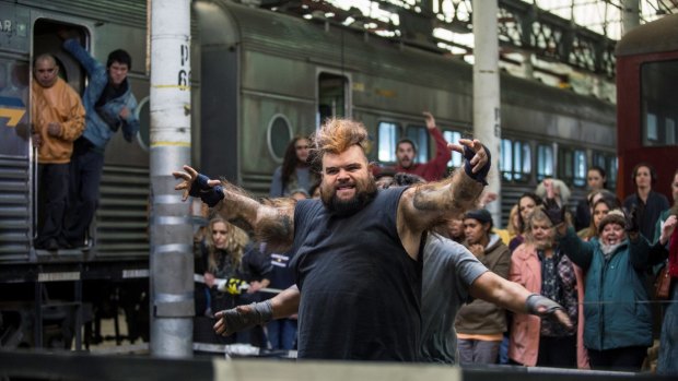 Maliyan (Adam Briggs) at The Zone in <i>Cleverman</i>.