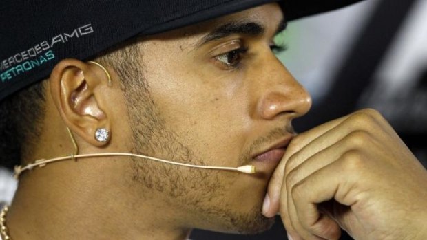 Game time: Mercedes ace Lewis Hamilton will be a marked man at Albert Park.