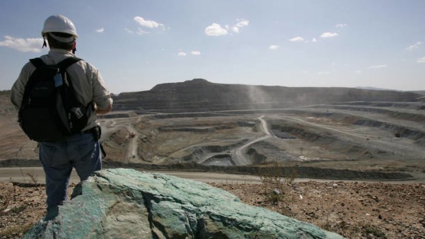 Prospects: Life for foreign miners in Mongolia is not easy.