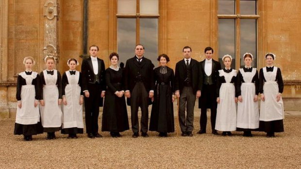 Spick and span: The servants in TV drama series <i>Downton Abbey</i>.