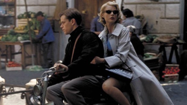 Matt Damon and Gwyneth Paltrow in a scene from the film <i>The Talented Mr Ripley</i>.