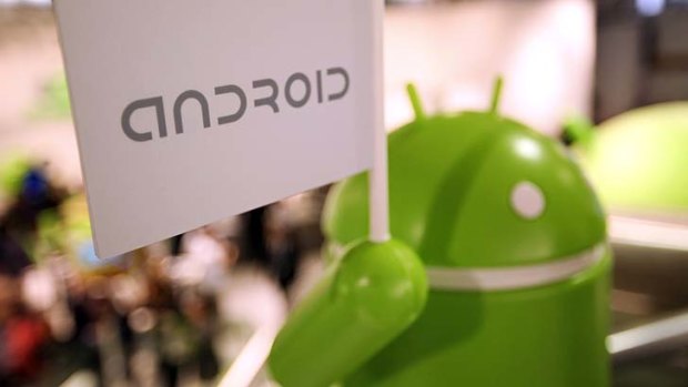 The only way is up ... Android now accounts for 72.4 per cent of the global smartphone market.