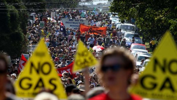 Coal seam gas and other resources have united rural and urban protesters.