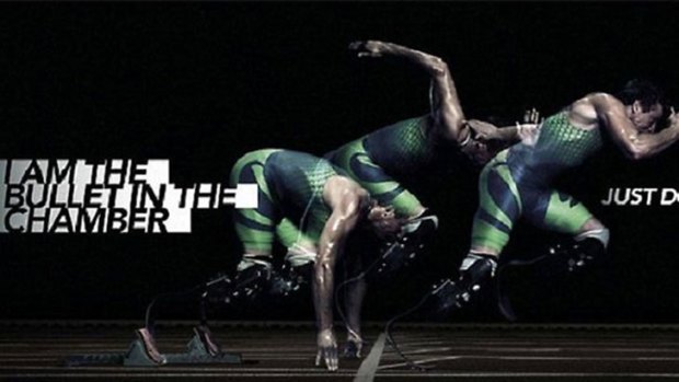 Pulled ... the Nike Pistorius advert.
