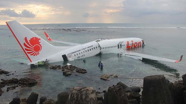 A plane has crashed off the coast of Bali.