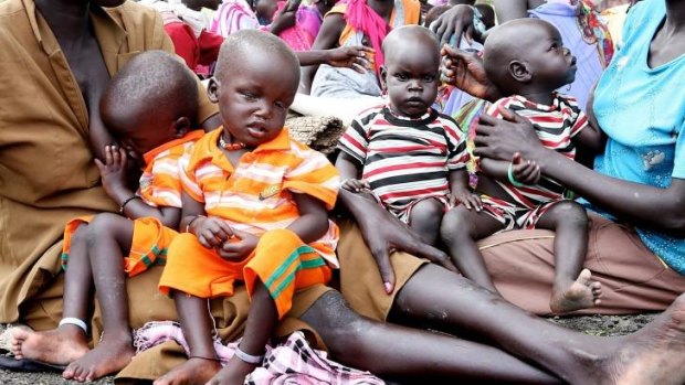 Akobo, South Sudan, where children are malnourished in the growing hunger crisis. 