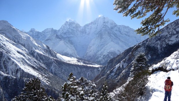 The Himalayas blanketed in fresh, fluffy snow. Now we know how old the mountains really are.