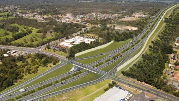 Artists impression of Frankston Bypass.