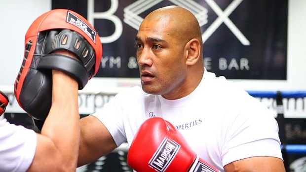 "I think I have the style, the old-school style that livens boxing up": Australian heavyweight Alex Leapai.